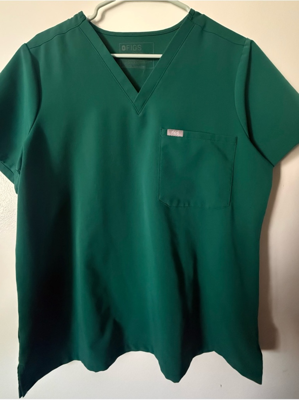 Figs Large Scrub Set -  Hunter Green